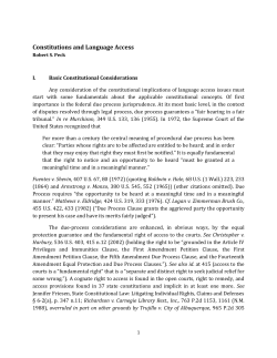 Constitutions and Language Access