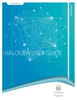 halogen user guide