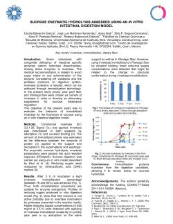 sucrose enzymatic hydrolysis assessed using an in vitro intestinal