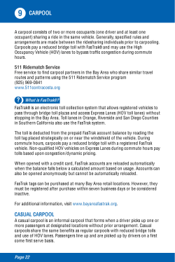 CARPOOL - 511 Contra Costa