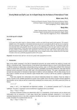 Gravity Model and Zipf`s Law: An In-Depth Study into the Nature of