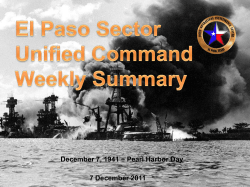 136856_20111207 El Paso UC Weekly Summary