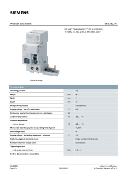 Product data sheet 5SM2322-6