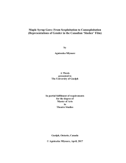 Maple Syrup Gore: From Sexploitation to Canuxploitation