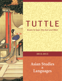 Asian Studies Languages