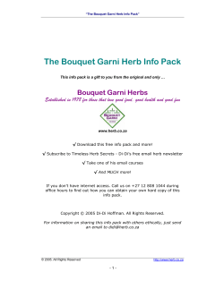 Step 1: (Don`t) Dump tradition