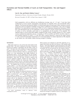 Formation and Thermal Stability of Au2O3 on Gold