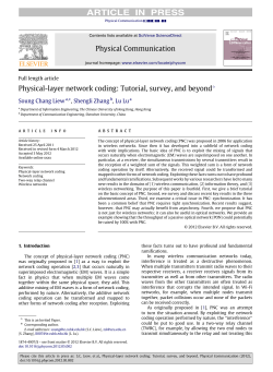 Physical-layer network coding: Tutorial, survey, and