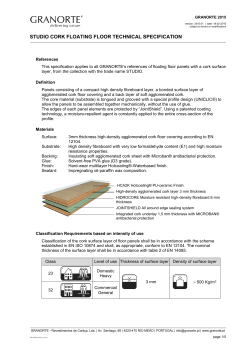 STUDIO Cork Floating Floor 2015_1 (PDF - 315.41 Kb)