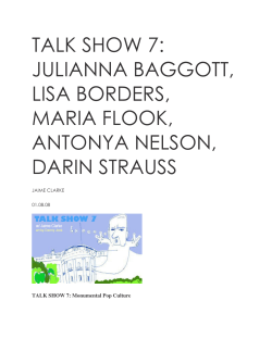 julianna baggott, lisa borders, maria flook, antonya