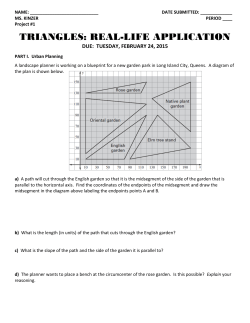 TRIANGLES: REAL-LIFE APPLICATION