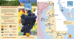 Chesapeake Wine Trail brochure