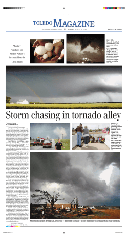 Storm chasing in tornado alley