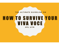 Surviving VIVA &ndash; VOCE