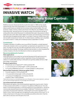 invasive watch - The DOW Chemical Company