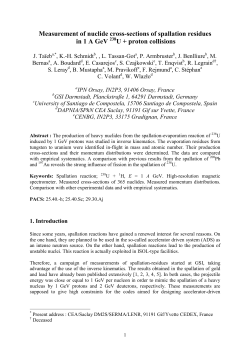 Evaporation-residue production in the spallation of 238U by protons
