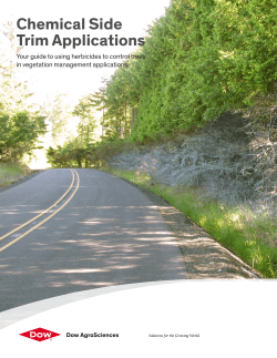 Chemical Side Trim Applications