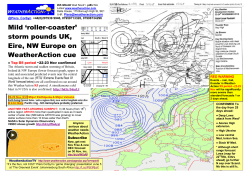 Mild `roller-coaster` storm pounds UK, Eire, NW