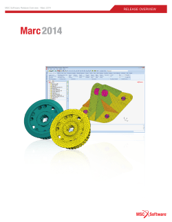 Marc 2014 - MSC Software Corporation