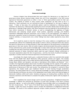 Democratic knowledge - Harvard Kennedy School