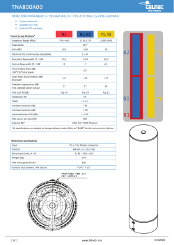 TNA800A00 Y2 Y1 R1 B2 B1