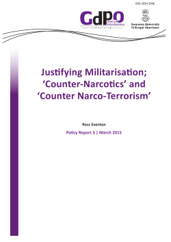 Counter Narco-Terrorism