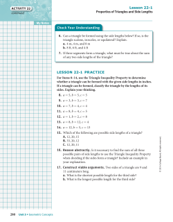 Lesson 22-1 Lesson 22-1 PrAcTice Check Your