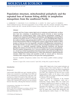 Population structure, mitochondrial polyphyly and the repeated loss
