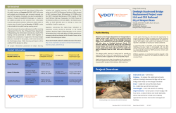 Project Brochure - Virginia Department of Transportation