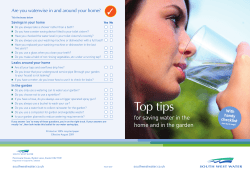 Top tips - South West Water