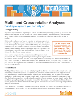 Multi- and Cross-retailer Analyses