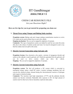 Chem Car Resource File to get started