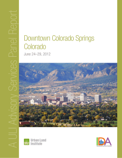 Urban Land Institute 2012 report