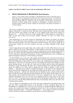 Alice`s Adventures in Wonderland: Book Summary