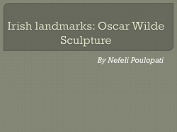 Irish landmarks: Oscar Wilde Sculpture