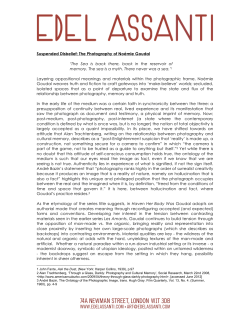 Suspended Disbelief: The Photography of No&eacute;mie