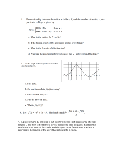 4. A piece of wire 20 cm long is cut into two pieces (not necessar