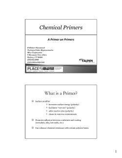 Chemical Primers