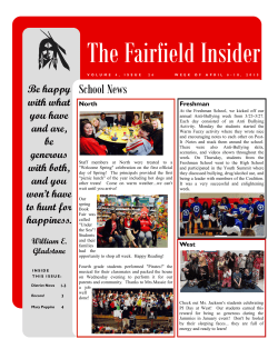 The Fairfield Insider - Fairfield City School District