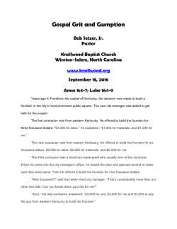 Gospel Grit and Gumption - Knollwood Baptist Church