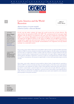 Latin America and the World Recession
