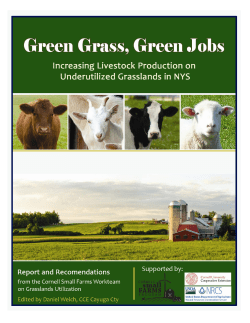 Green Grass, Green Jobs - Cornell Small Farms Program