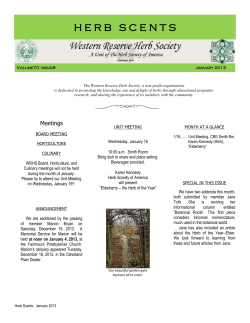 herbscents - Western Reserve Herb Society