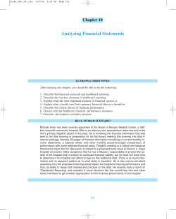 Analyzing Financial Statements
