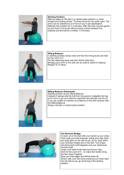 Starting Position - Think Chiropractic