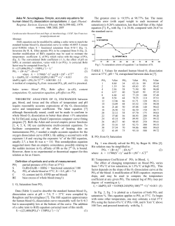 John W. Severinghaus. Simple, accurate equations for human blood