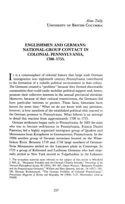 ENGLISHMEN AND GERMANS: NATIONAL