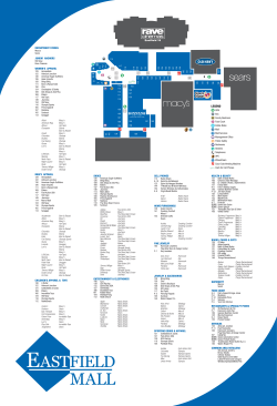 47x69 Eastfield Mall Directory 2012