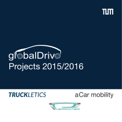 Projects 2015/2016 - Otto SPANNER GmbH