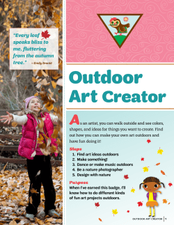 Brownies: Outdoor Art Creator